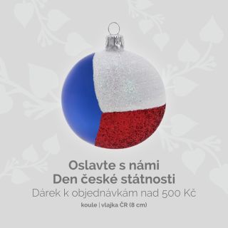 Zítra slavíme Den české státnosti! A my jsme si pro vás připravili malý dárek ✨ 🎁 Ke každé objednávce nad 500 Kč, kterou...