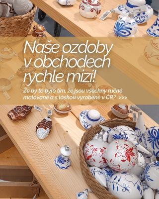 🎄 Naše ozdoby v obchodních centrech rychle mizí! A popravdě… vůbec se nedivíme 😍 Jestli chcete ulovit ty nejhezčí kousky,...