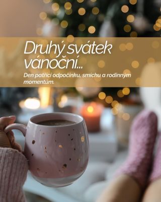 ✨ Druhý svátek vánoční ✨ Chvilky, kdy se smějeme, sdílíme radost a užíváme si čas s těmi, které máme nejraději. Jsme rádi,...